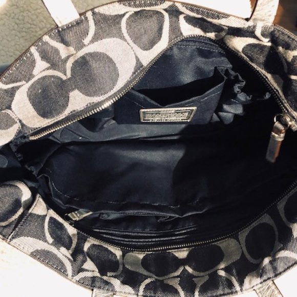 Coach Signature Diaper Bag- NEW! - Picture 3 of 7